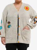 Phineas And Ferb Fireside Girls Embroidered Girls Cardigan Plus Size