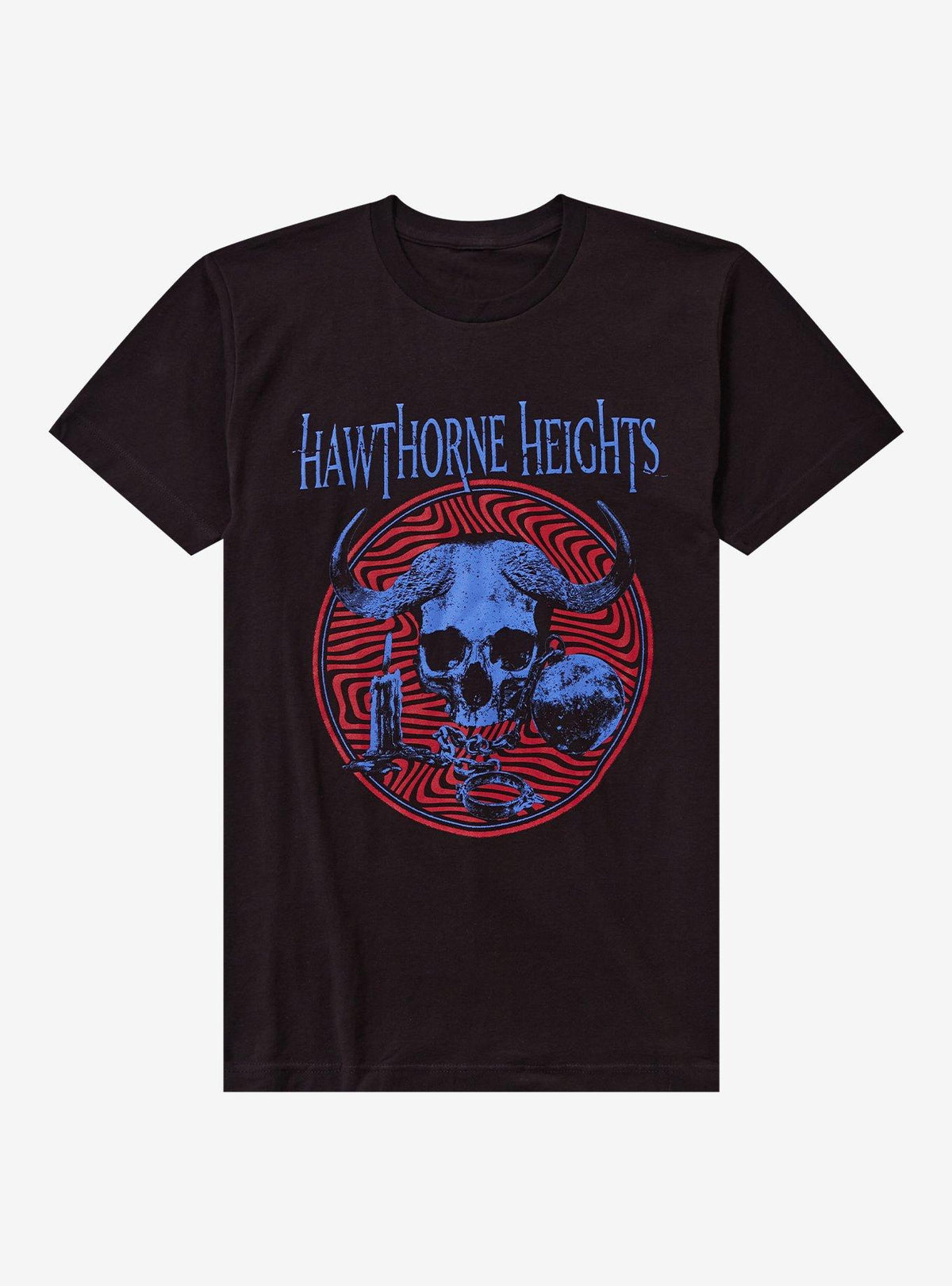 Hawthorne Heights Horned Skull T-Shirt 2