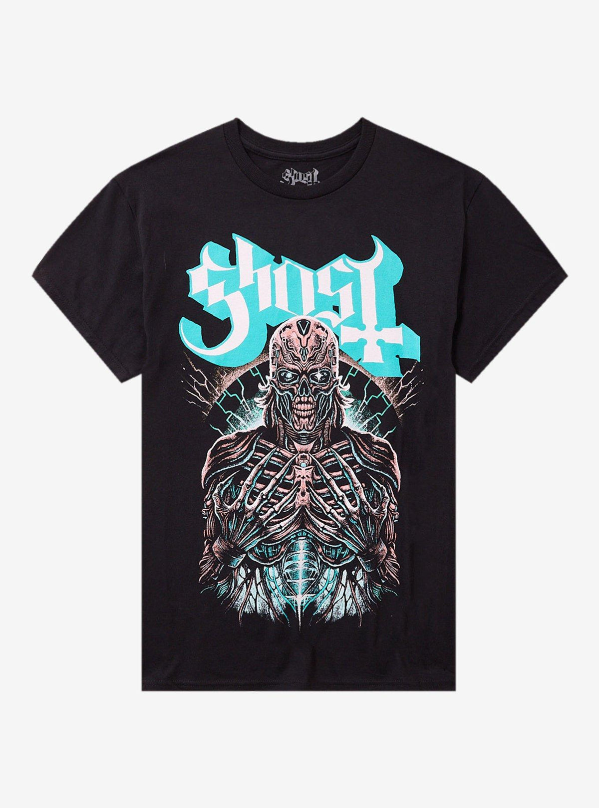 Ghost Skeleton Cyborg T-Shirt 2