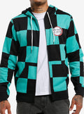 anime swordsman Kimetsu No Yaiba Tanjiro Hoodie