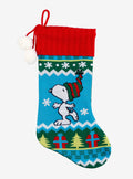 Peanuts Snoopy Snow Fair Isle Stocking 6
