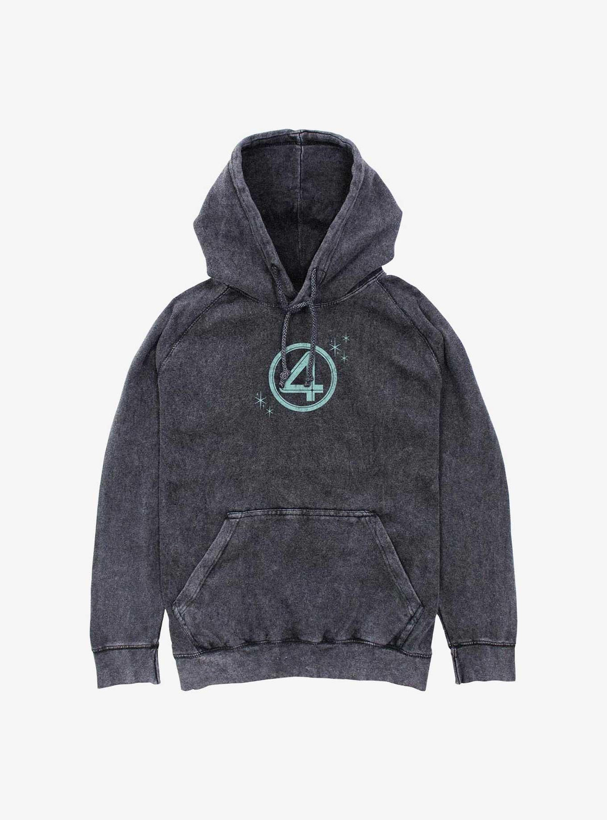 The Fantastic Four First Steps Mister Fantastic Mineral Wash Hoodie Hot Topic Exclusive
