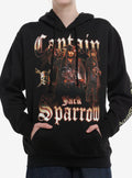 Pirates Of The Caribbean Captain Jack Sparrow Collage Hoodie