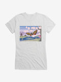 Godzilla Mothra Cherry Blossoms Girls T-Shirt