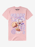 pirate anime Luffy Gear 5 Pink T-Shirt