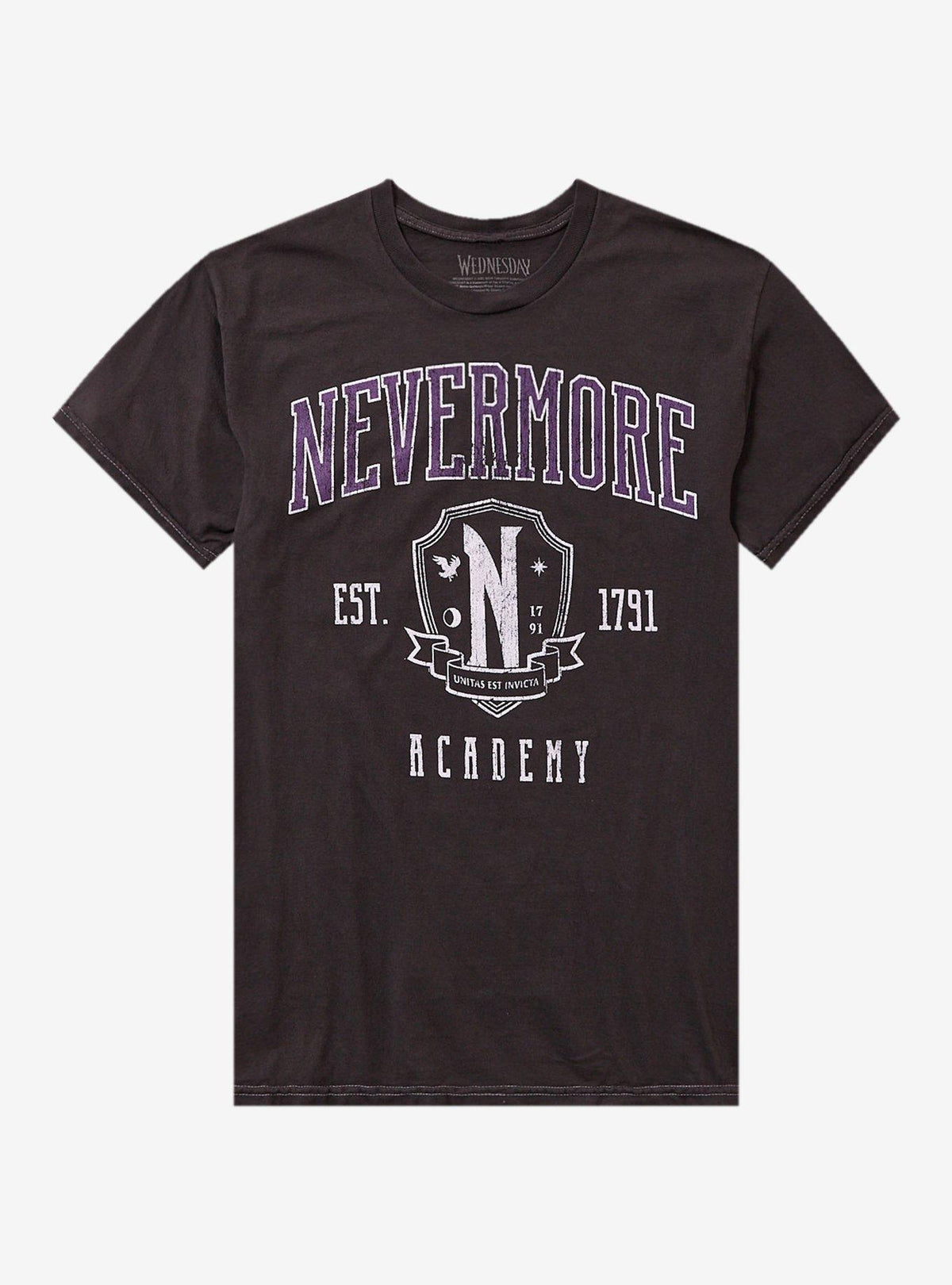 Wednesday Nevermore Academy Varsity T-Shirt