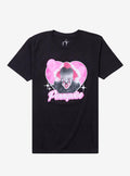 IT Pennywise Heart Glitter Portrait T-Shirt