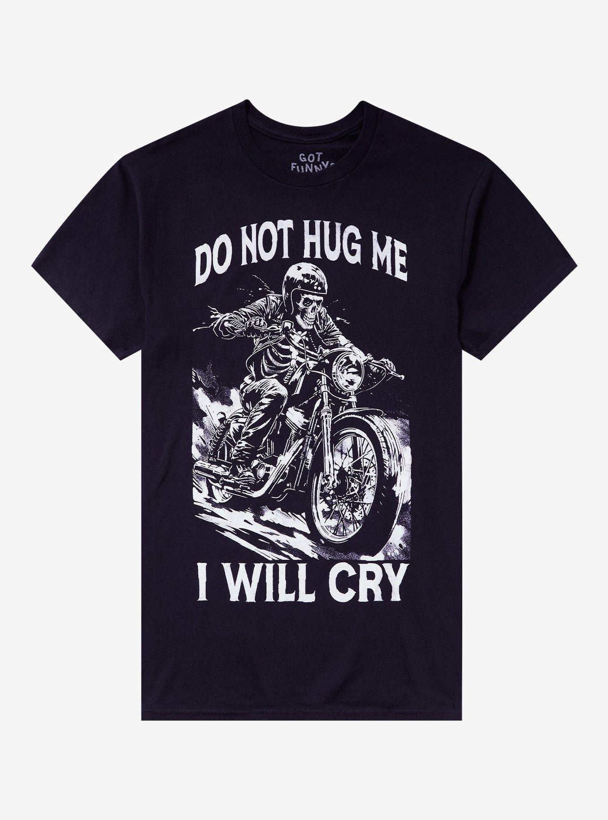 Do Not Hug Me Motorcycle T-Shirt By Got Funny 2