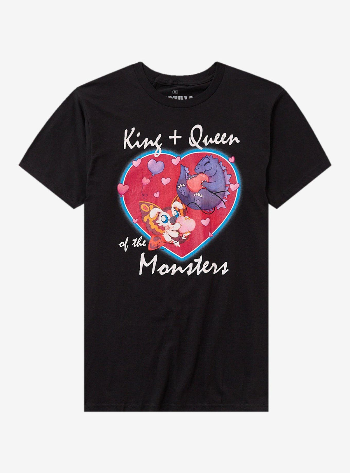 Godzilla Mothra Heart King Queen T-Shirt