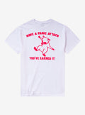 Panic Attack Raccoon T-Shirt By Got Funny