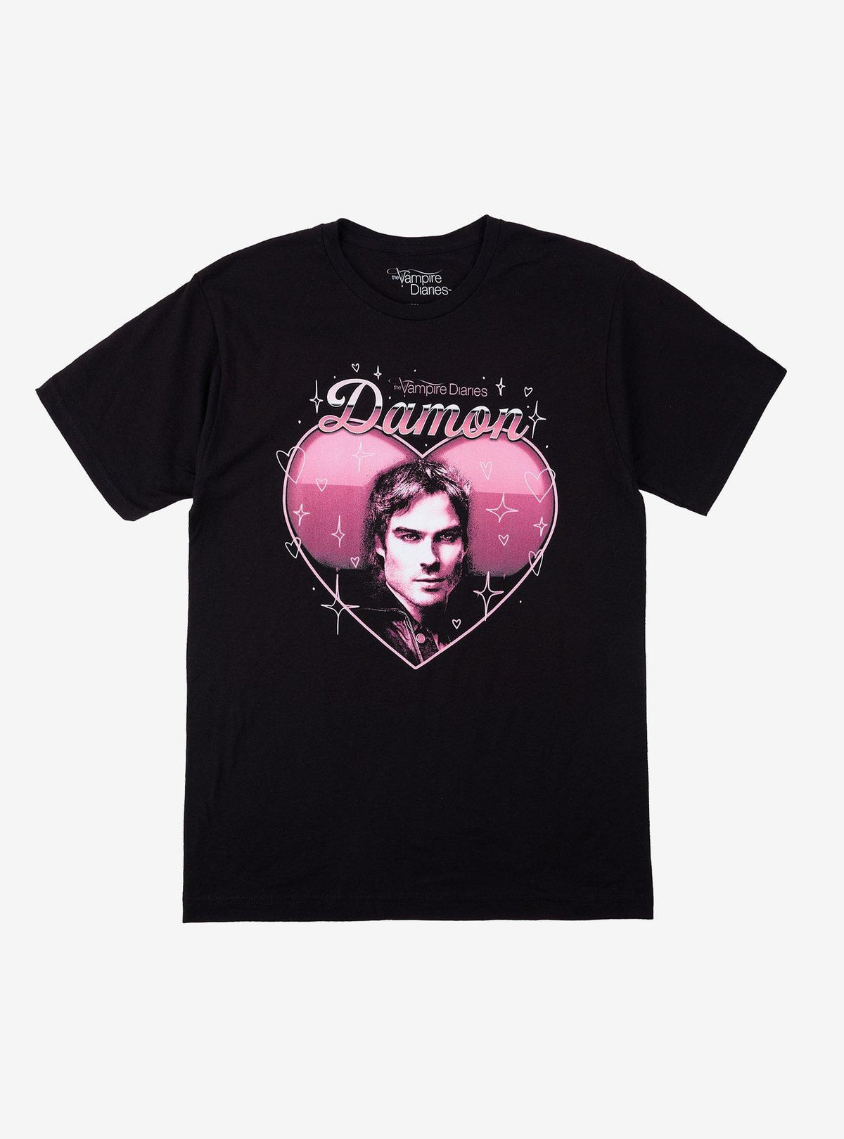 The Vampire Diaries Damon Heart Girls T-Shirt