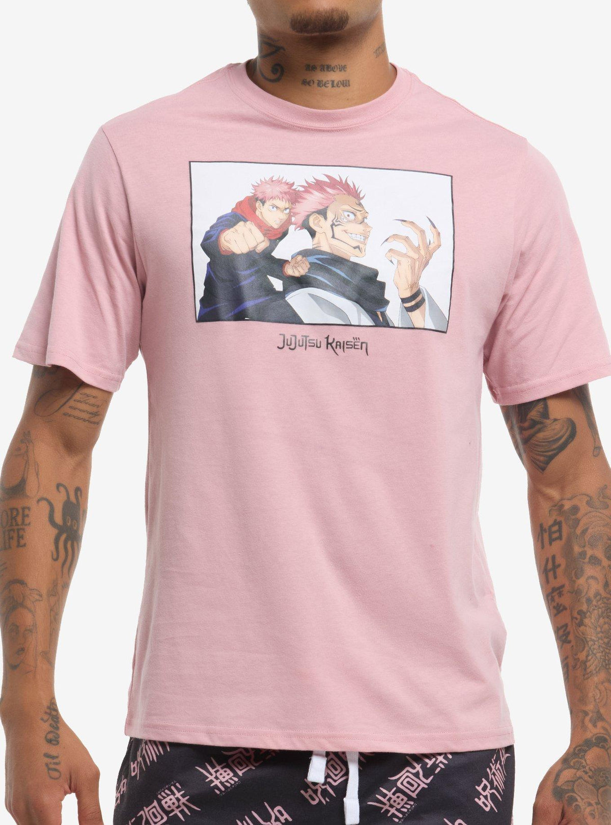 supernatural anime Yuji Sukuna Lounge Set