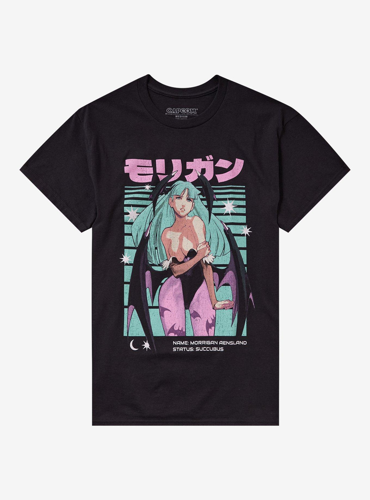 Darkstalkers Morrigan Aensland T-Shirt 3