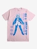 hero anime All Might Pastel Pink T-Shirt