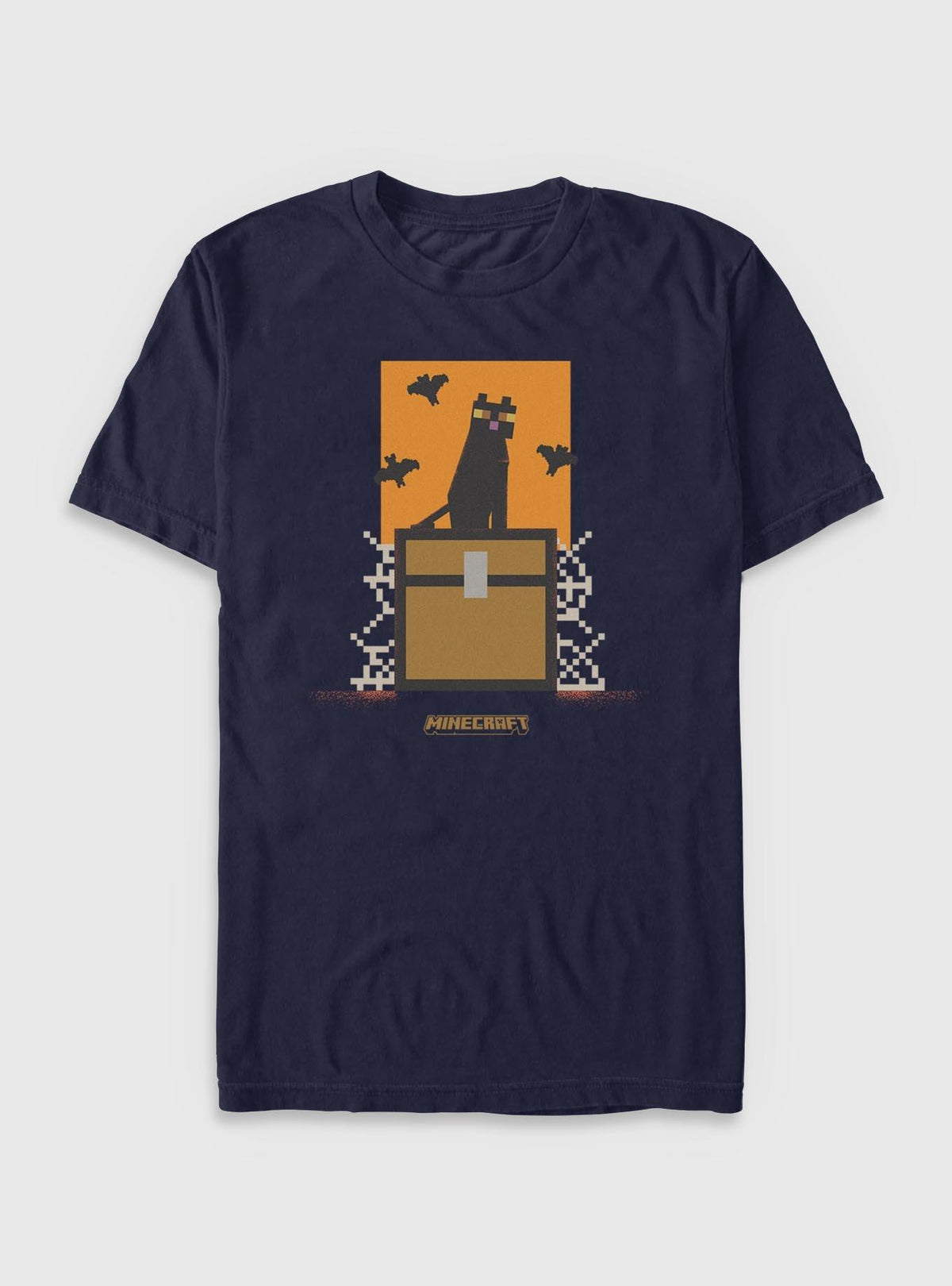 block building gamer Cat And Bats T-Shirt