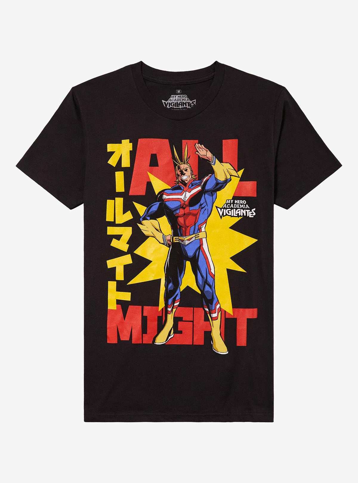 hero anime Vigilantes All Might Portrait T-Shirt