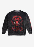 Stranger Things Hellfire Club Mineral Wash Sweatshirt