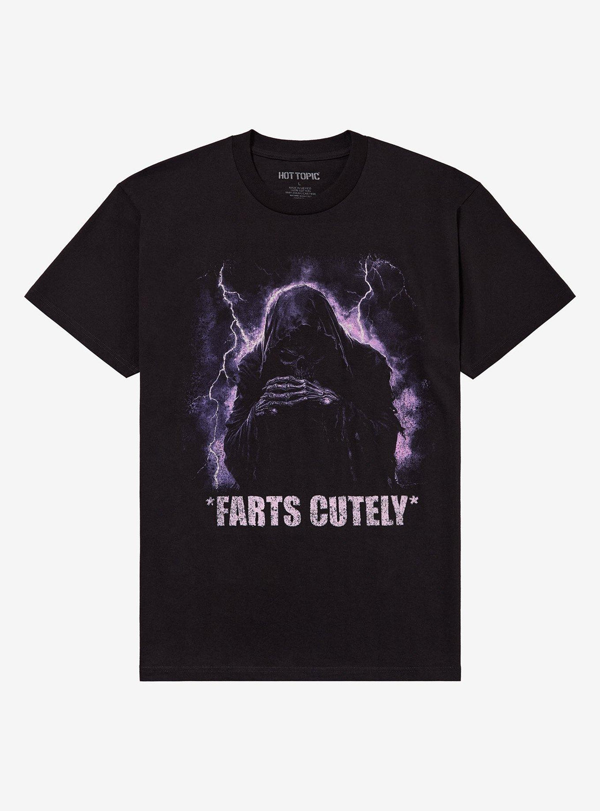 Skeleton Reaper Cute Fart T-Shirt 2