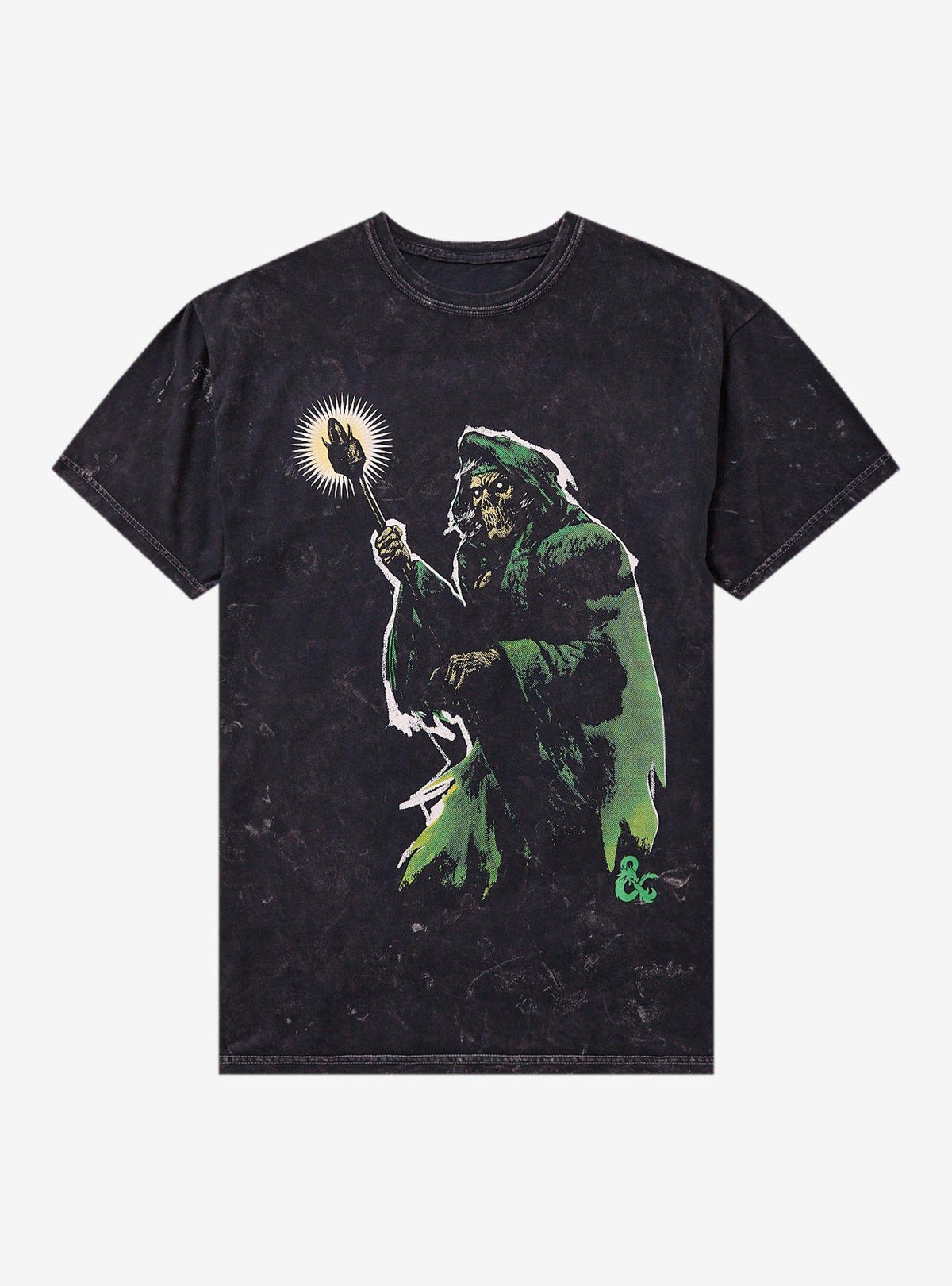 Dungeons Dragons Grim Reaper Mineral Wash T-Shirt 3