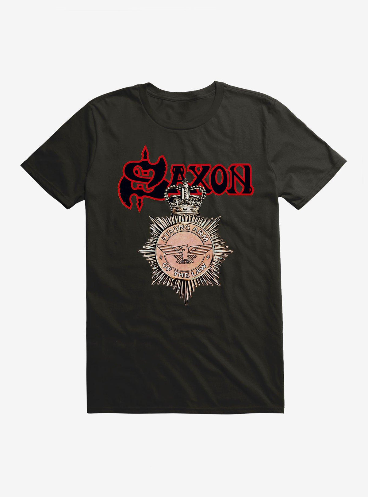 Saxon Strong Arm Of The Law T-Shirt