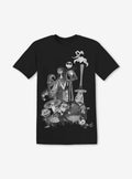 The Nightmare Before Christmas Monochrome Group T-Shirt | Premium Unisex T-Shirt, Trending Graphic Tee