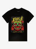 Payable On Death Skull Roses T-Shirt 2