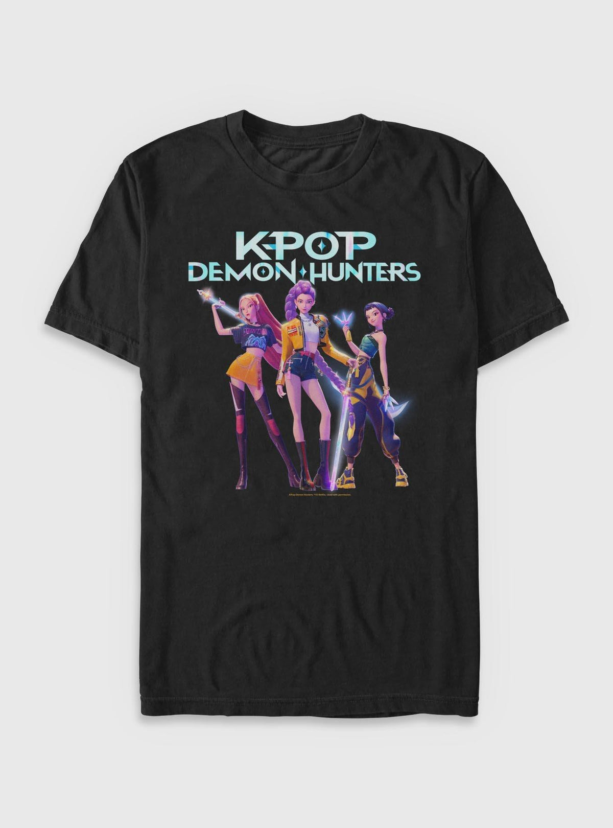 KPop Demon Hunters Huntrix Hero Group T-Shirt