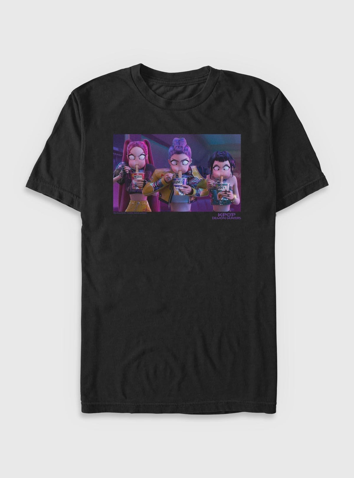 KPop Demon Hunters Huntrix Eating T-Shirt
