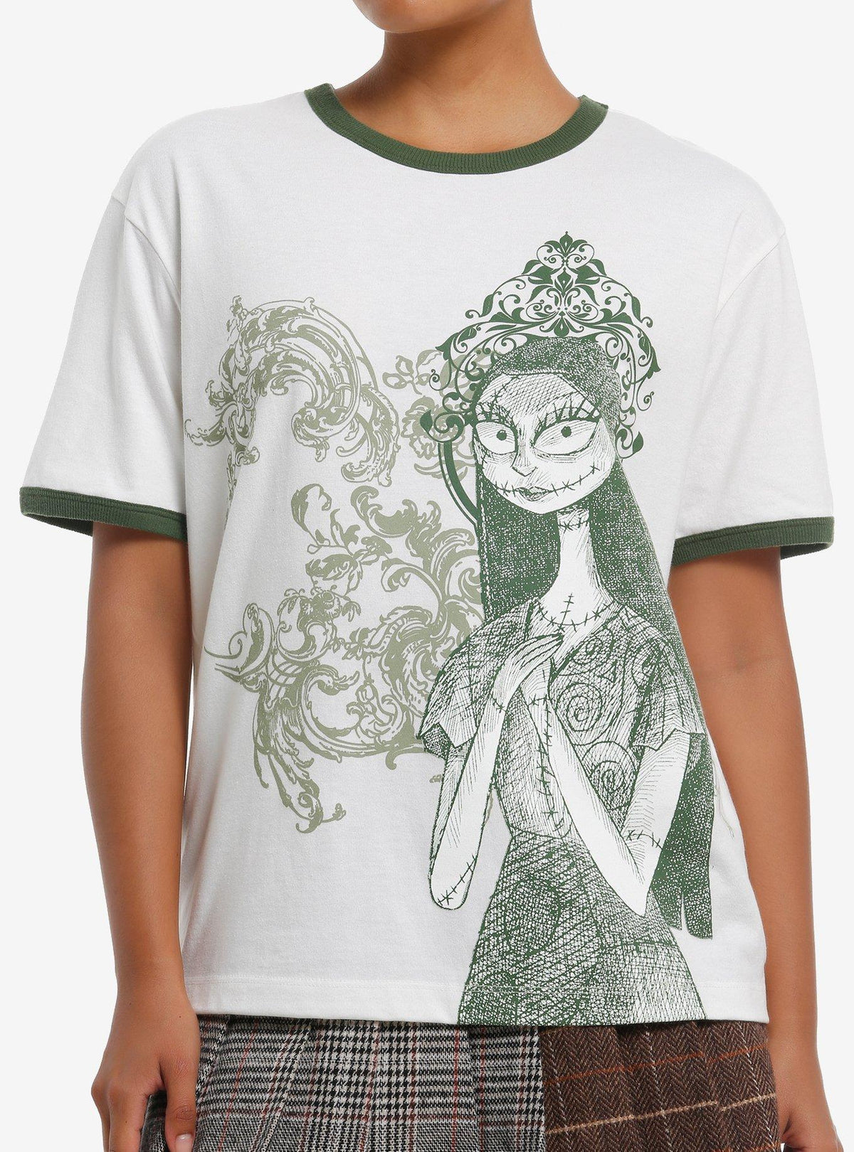 spooky holiday Sally Filigree Ringer T-Shirt 2