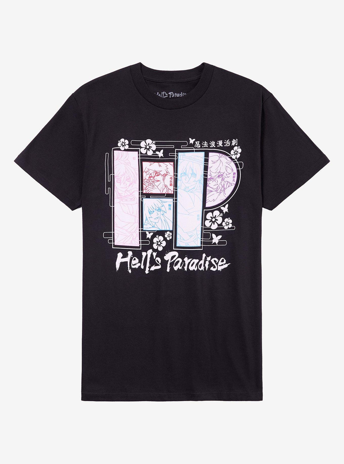 Hell's Paradise Outline Panel T-Shirt