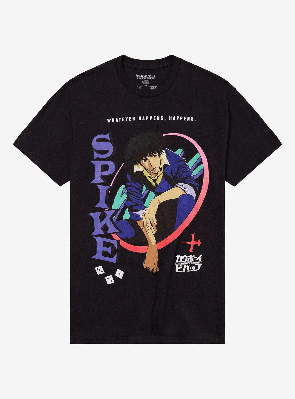 Cowboy Bebop Spike Dice Portrait T-Shirt