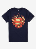 super hero Crest Flames T-Shirt