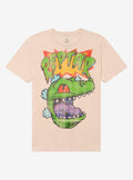 Rugrats Reptar Retro Faded Print T-Shirt