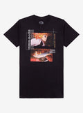 anime swordsman Kimetsu No Yaiba Rengoku Mugen Train Panels T-Shirt