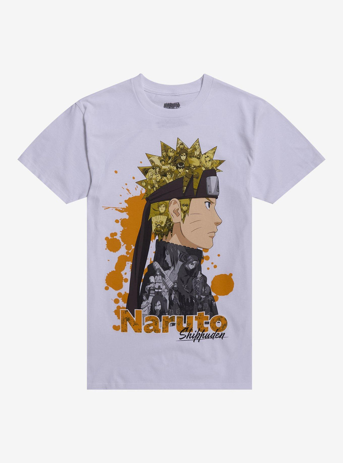 anime ninja Shippuden Character Collage Profile T-Shirt