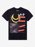 Pretty Guardian Sailor Moon Luna Artemis Grid T-Shirt