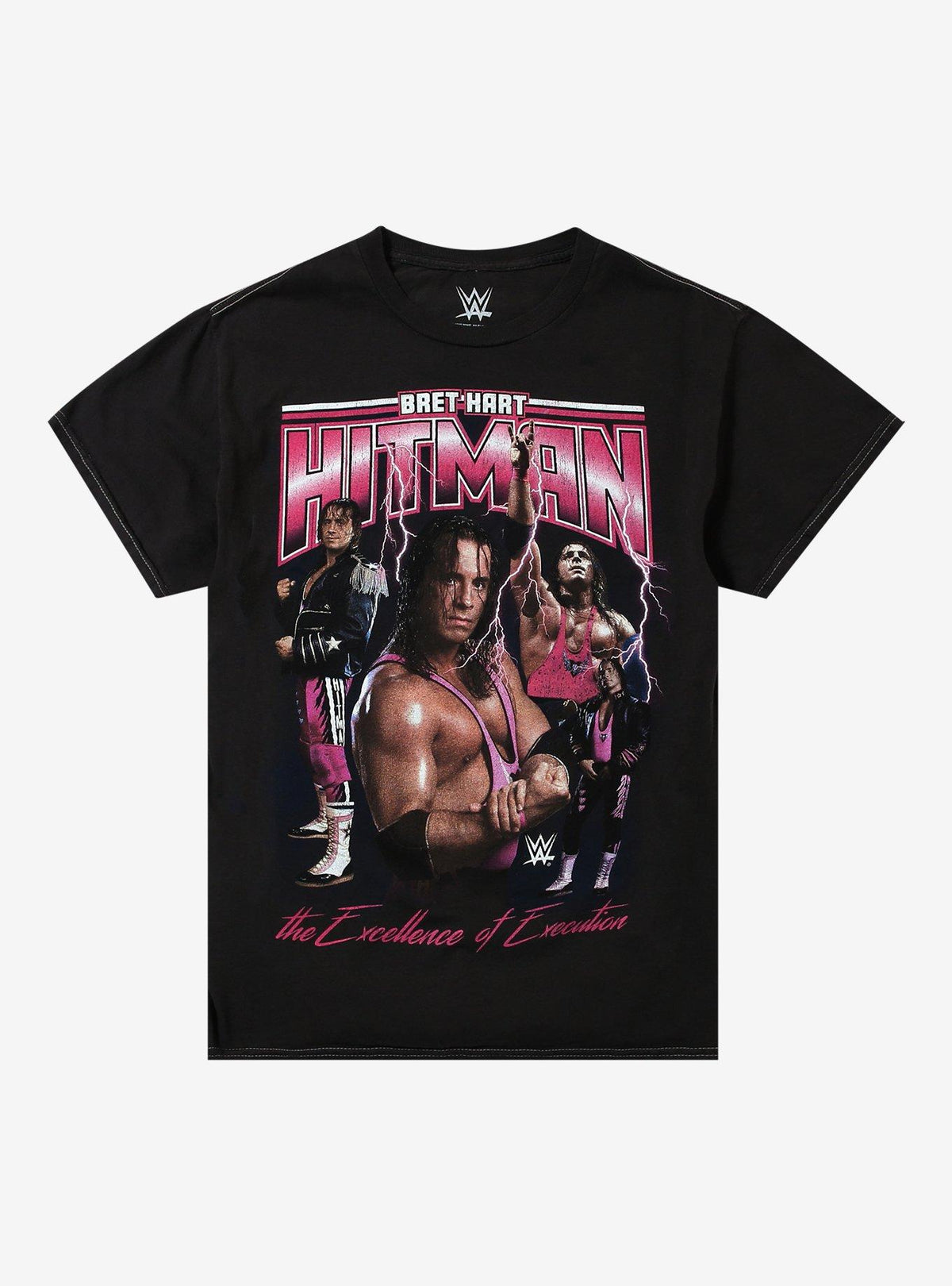 WWE Bret Hart Hitman Collage T-Shirt