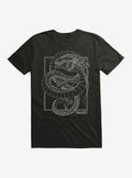anime fighter Shenron Outline T-Shirt