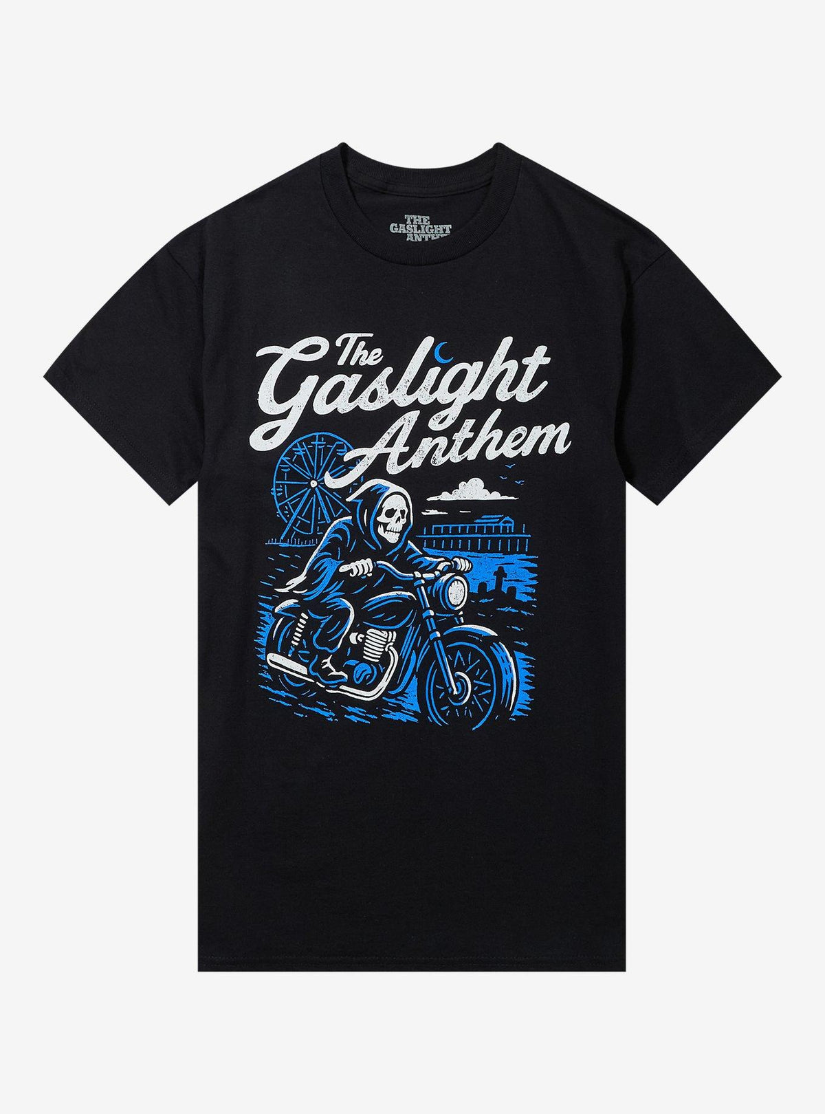 The Gaslight Anthem Grim Reaper Motorcycle T-Shirt