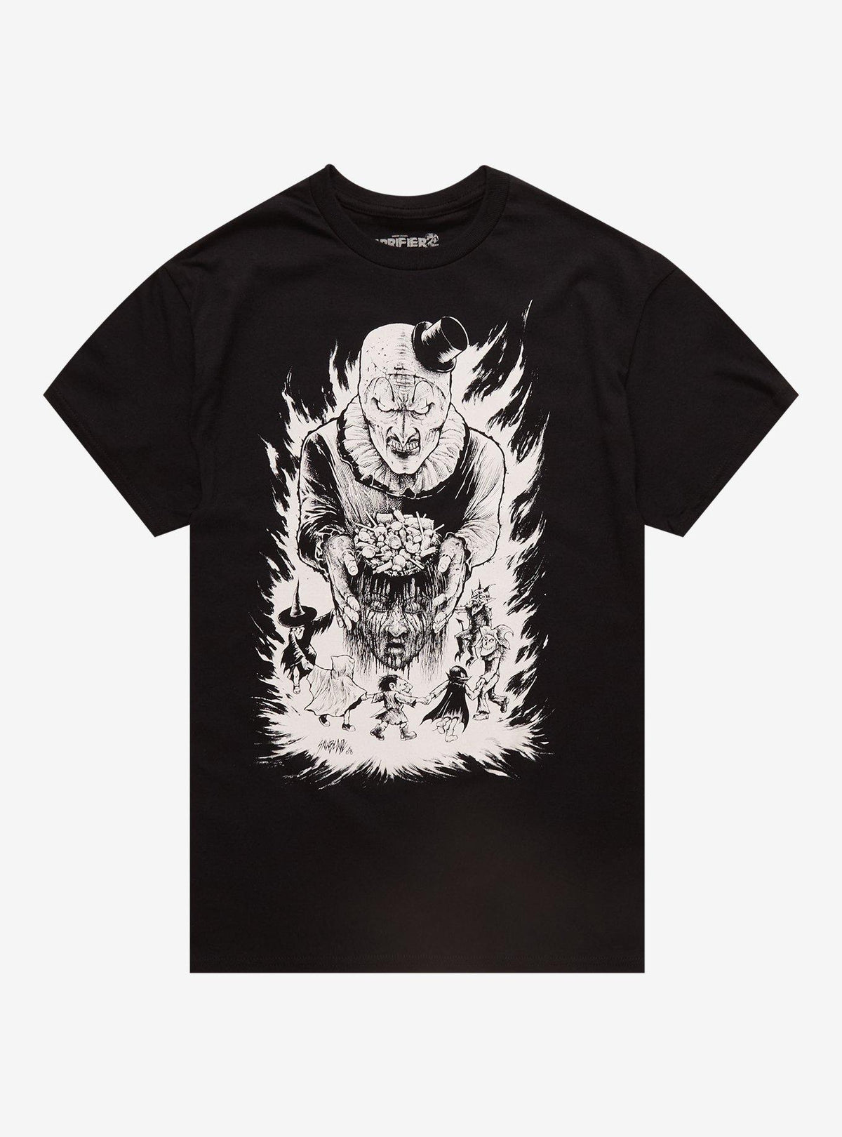 Terrifier Art The Clown Candy Head T-Shirt By Sawblade 2