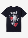 P O D Floral Skeleton T-Shirt