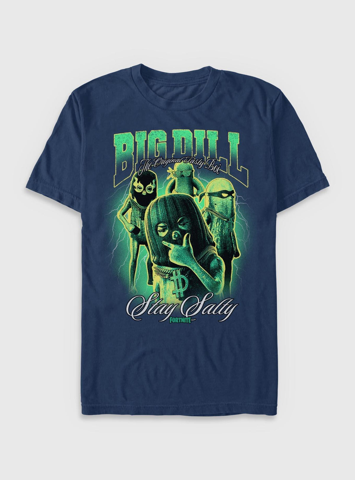 battle royale gamer Big Dill Stay Salty Garment-Dyed T-Shirt