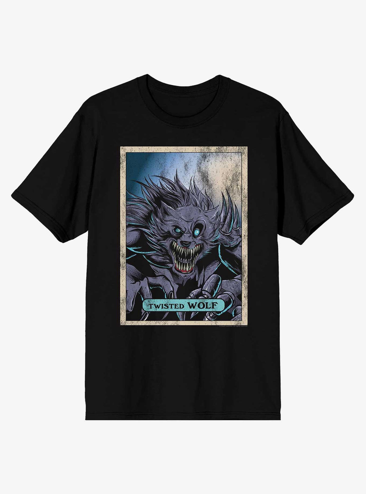 animatronic horror Twisted Wolf Portrait T-Shirt