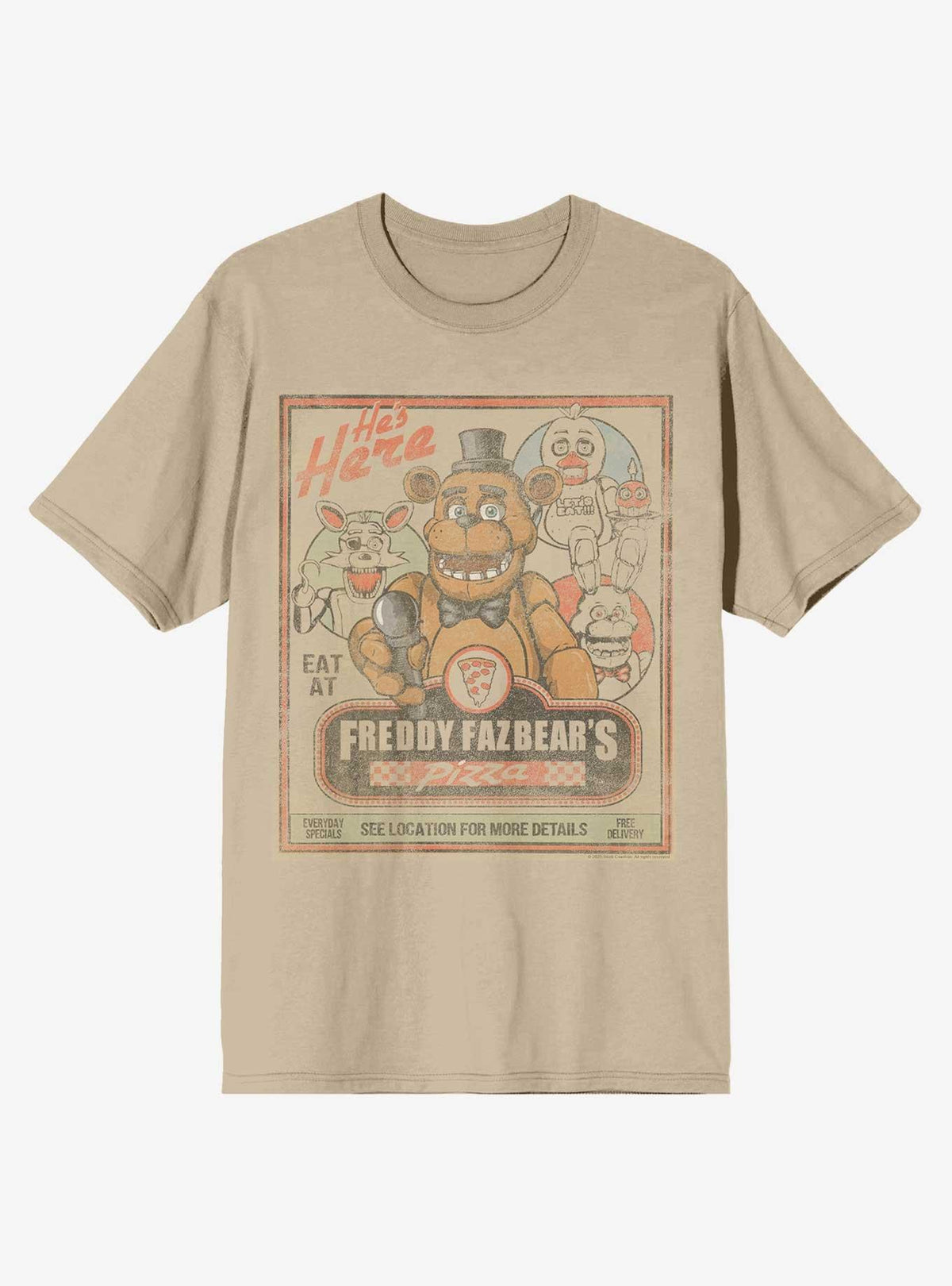 animatronic horror Freddy Fazbear's Pizza T-Shirt