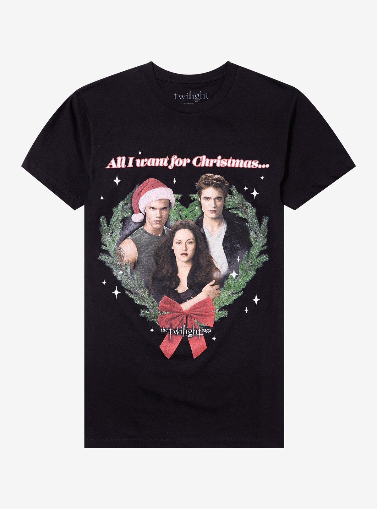 The Twilight Saga Christmas Trio T-Shirt 2