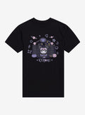 Kuromi's Mischief Mansion Puff Print T-Shirt 2