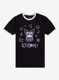 Kuromi's Mischief Mansion Ringer T-Shirt 2