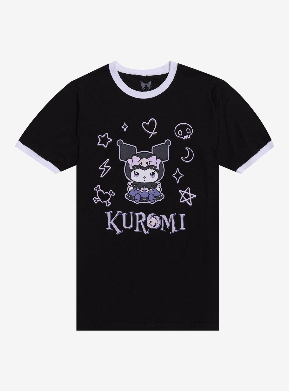 Kuromi's Mischief Mansion Ringer T-Shirt 2
