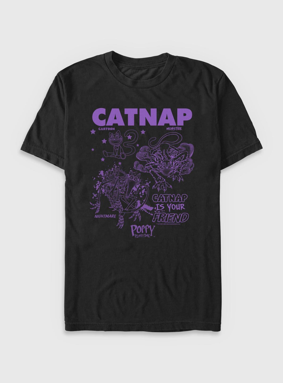 Poppy Playtime Catnap Is Your Friend T-Shirt 2