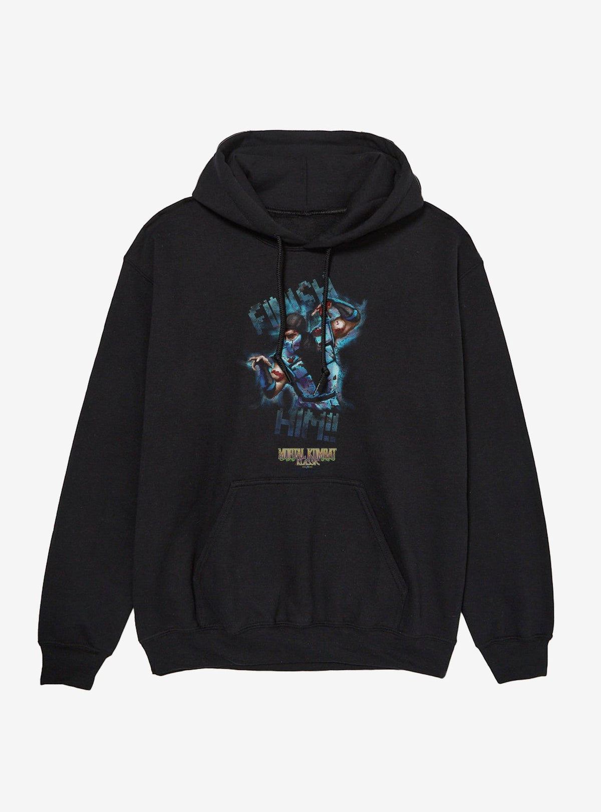 Mortal Kombat Klassic Sub-Zero Finish Him Hoodie